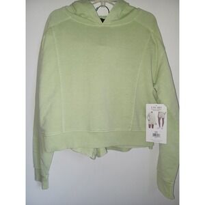Danskin Two-piece Set Coastal Hoodie And Short Lime Green Size‎ Small Retail $68